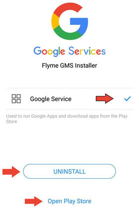 Restore Google Play Meizu